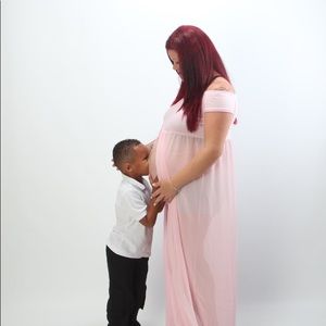 Maternity dress for photoshoot